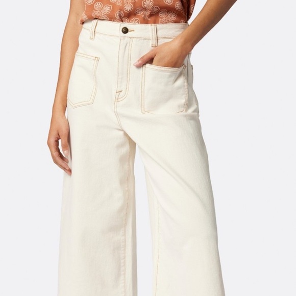 Joie Dorothea Flare Jean Cream White Size 29 NWOT - Picture 4 of 11